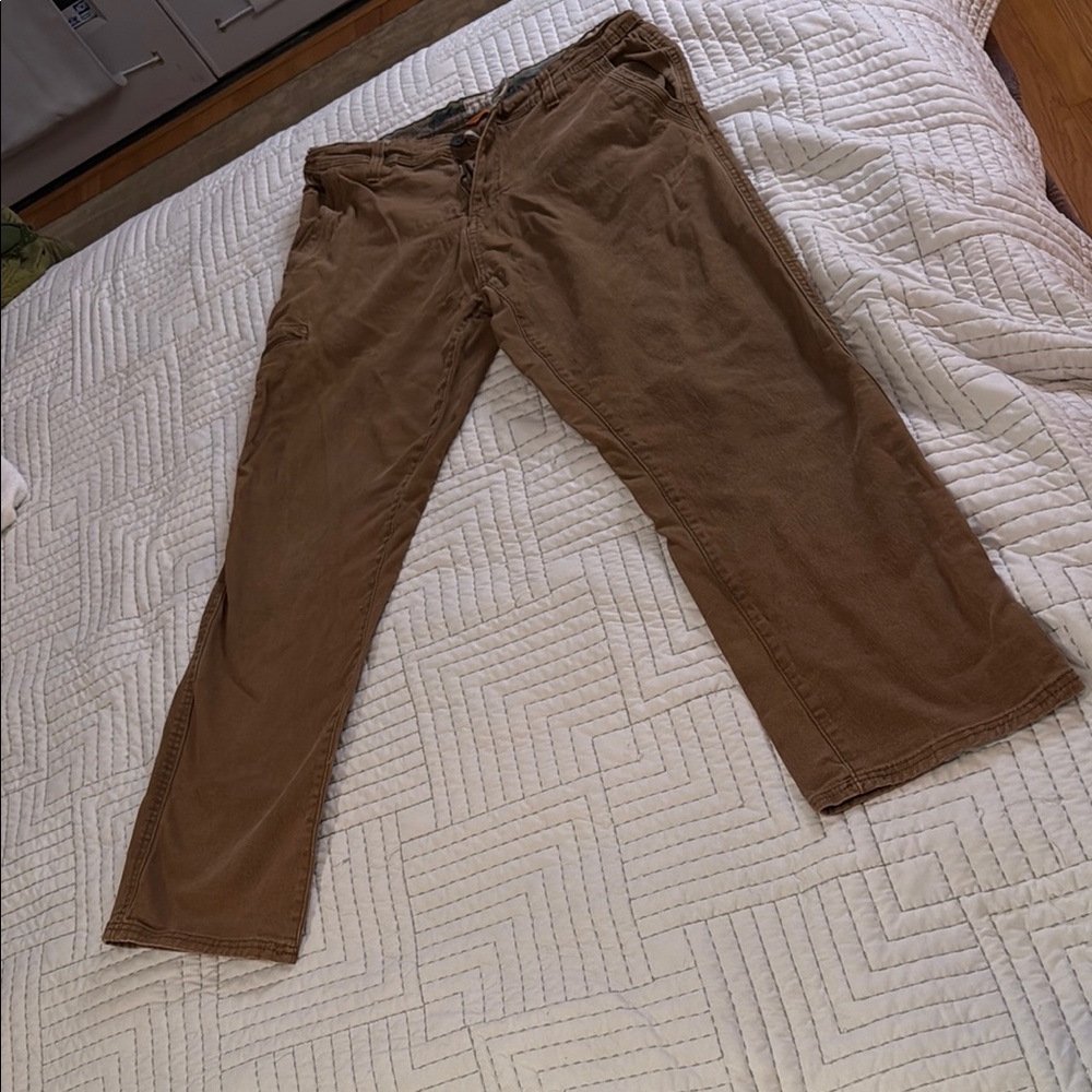 Weatherproof Vintage brand light brown chore pants